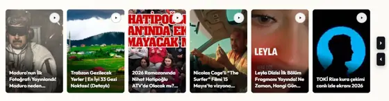 Video Karuseli · V1 modülünün 12 sütun · Tam genişlik grubundaki gerçek görünümü