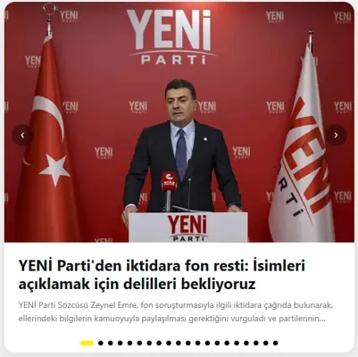 Haber Kartı · V1 modülünün Ortak modüller grubundaki gerçek görünümü