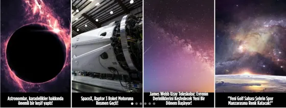 Dikey Sütun Haberleri · V2 modülünün Ortak modüller grubundaki gerçek görünümü