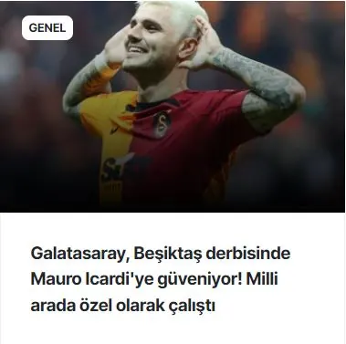Kutu Haber modülünün Yan sütun modülleri grubundaki gerçek görünümü