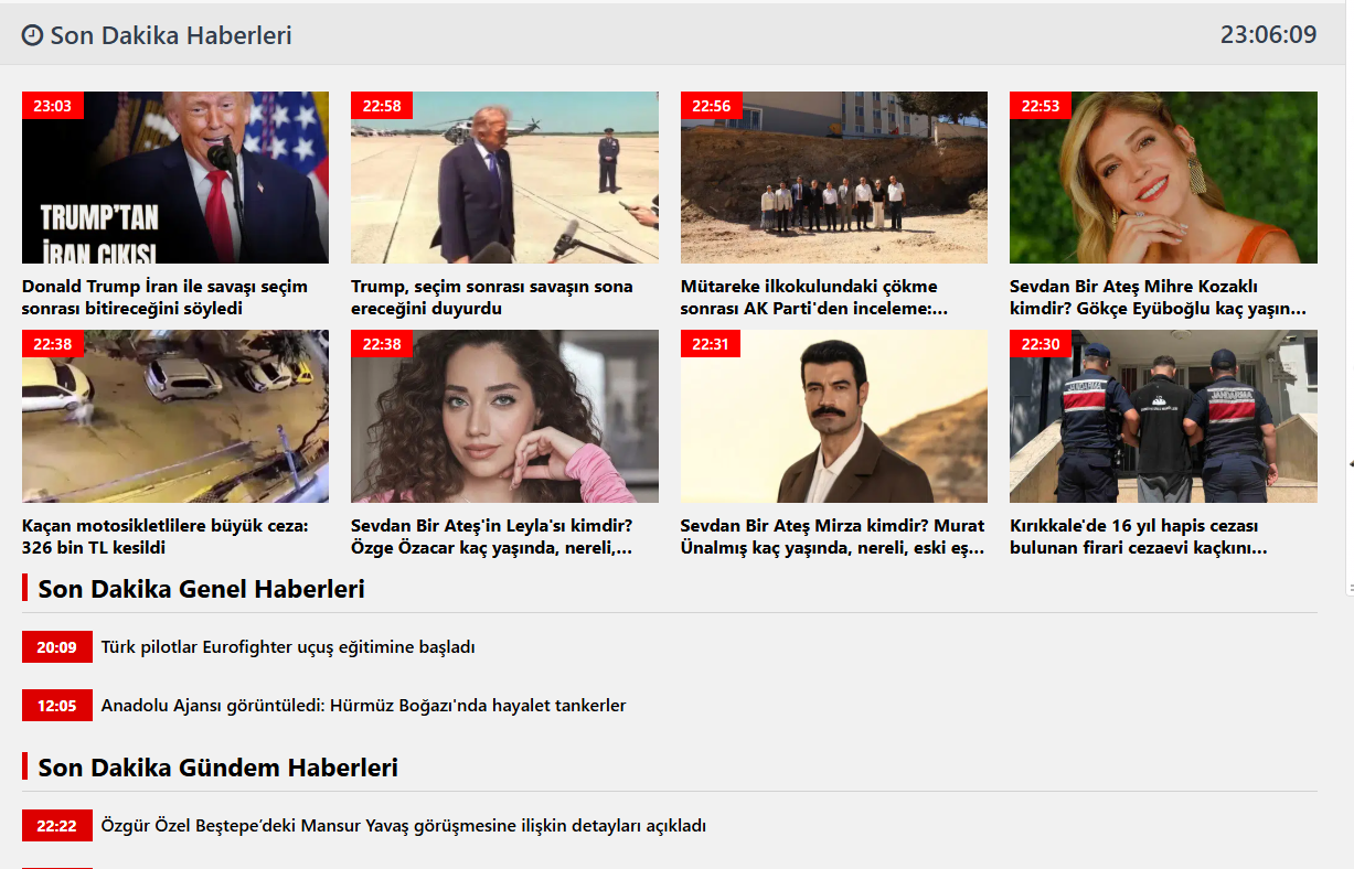 Son dakika haberleri